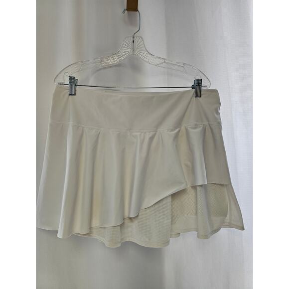 ATHLETA  Ace Mesh Skort Jupe-Short White size XL - Picture 3 of 11